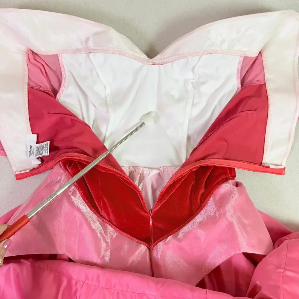 Disney Sleeping Beauty Princess Aurora Dress Adult Costume Medium Pink Cosplay - Picture 13 of 13